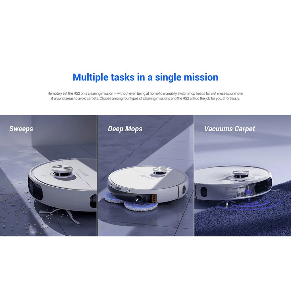 EZVIZ RS2 Robot Vacuum Cleaner with All-in-One Station