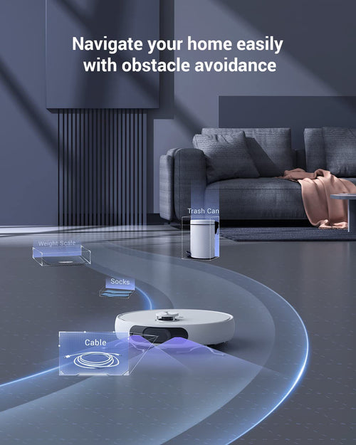 EZVIZ RS2 Robot Vacuum Cleaner with All-in-One Station