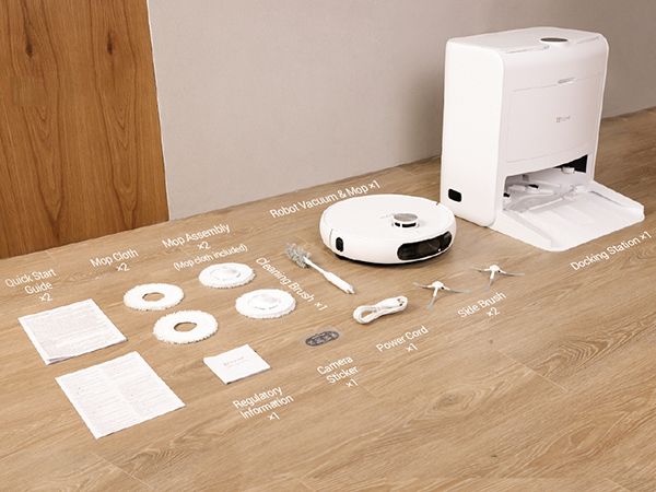 EZVIZ RS2 Robot Vacuum Cleaner with All-in-One Station